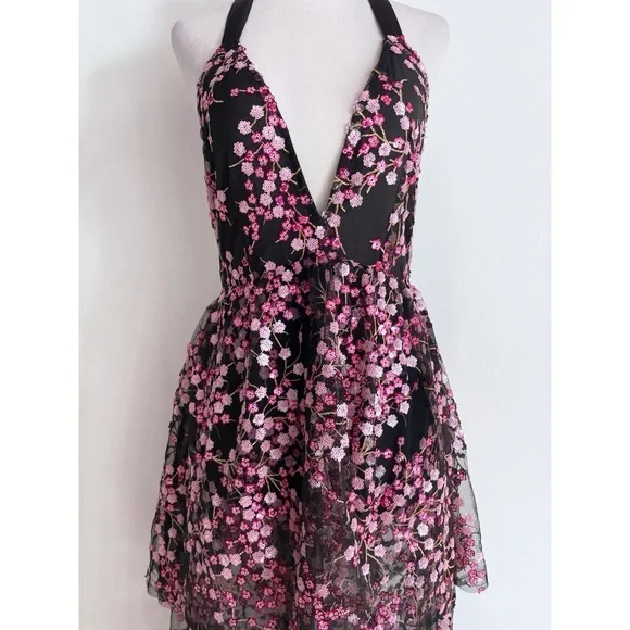Rare NWT For Love and Lemons Beaded Gibson Cherry Blossom Floral